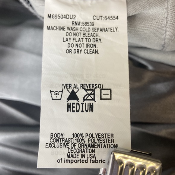 Silver grey pleated party dress pleated spaghetti strap sparkle detail - Picture 12 of 15